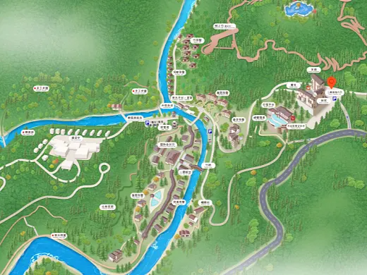 北湖结合景区手绘地图智慧导览和720全景技术，可以让景区更加“动”起来，为游客提供更加身临其境的导览体验。